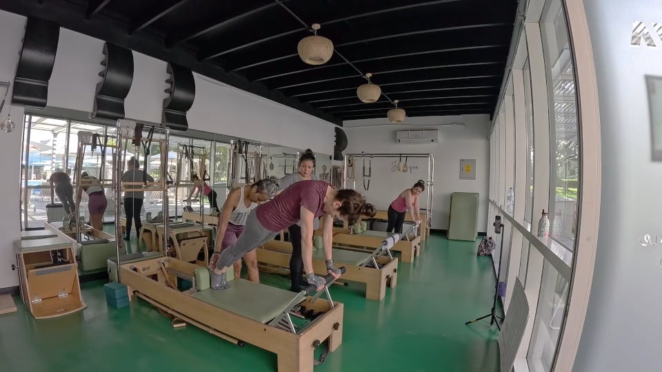 Struggling with teaching or doing Up Stretch? Try this