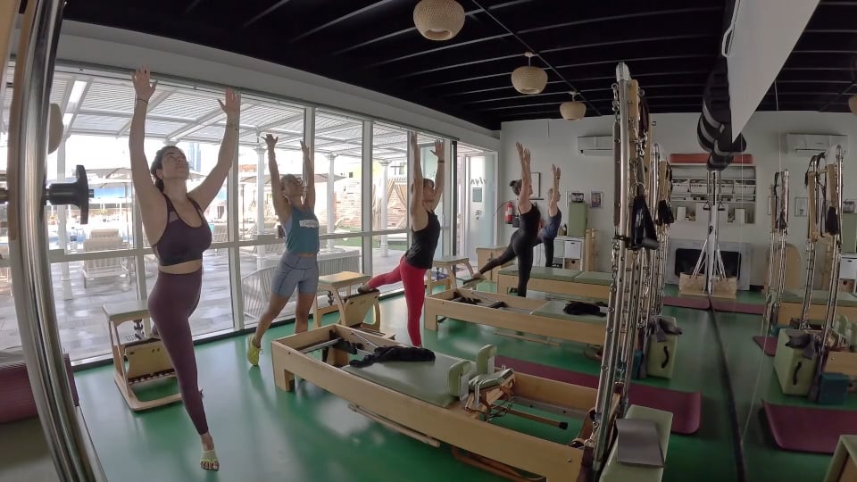 Extend your thoracic spine engage your chest muscles